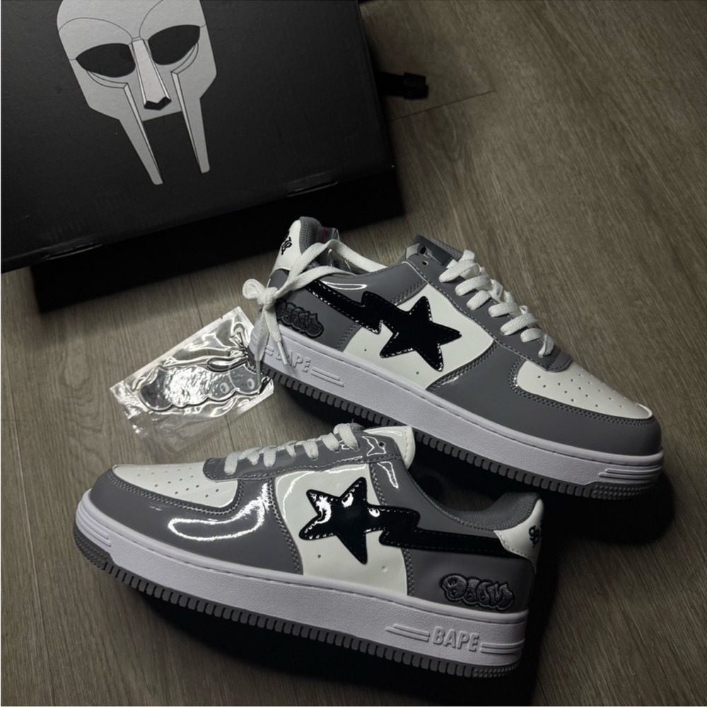 Bape White Star Sneakers